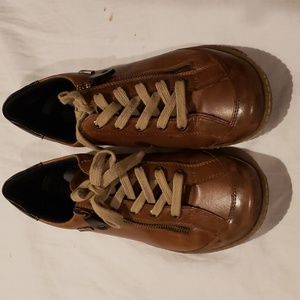 Remonte TEX Brown Leather Waterproof Sneakers Womens Size EUR 41 US 10.5